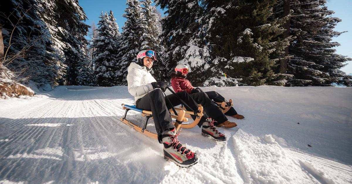 Slittino Rotondo Per Neve - Disco Slitta Piattola Invernale Per Bambini E Adulti, Leggero Con Maniglie - 6